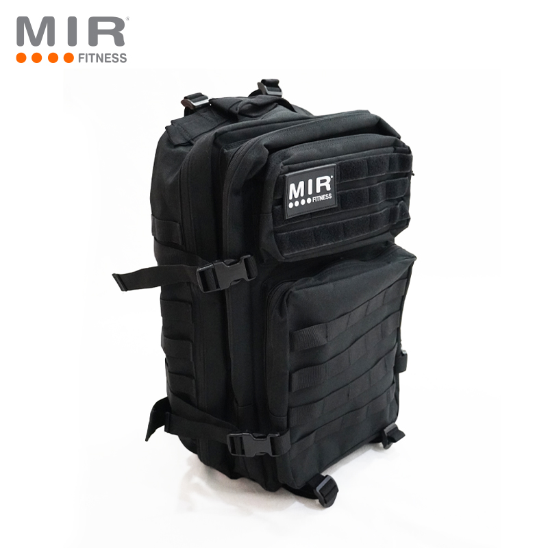 Mochila tactica tipo Oxford MIR FITNESS - 45 LITROS - Color- Negro